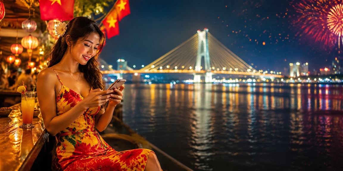 Người dùng trải nghiệm casino trên ứng dụng cx7 tại Cần Thơ trong khung cảnh chợ đêm